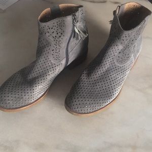 Soft brand suede booties